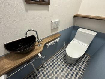 安芸高田市オーダ手洗いトイレのリフォーム