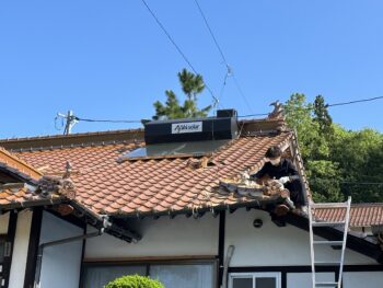 安芸高田市　屋根のリフォーム　解体工事